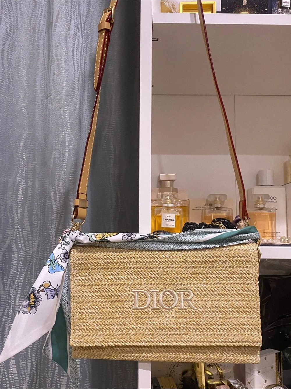 Dior Raffia Bag